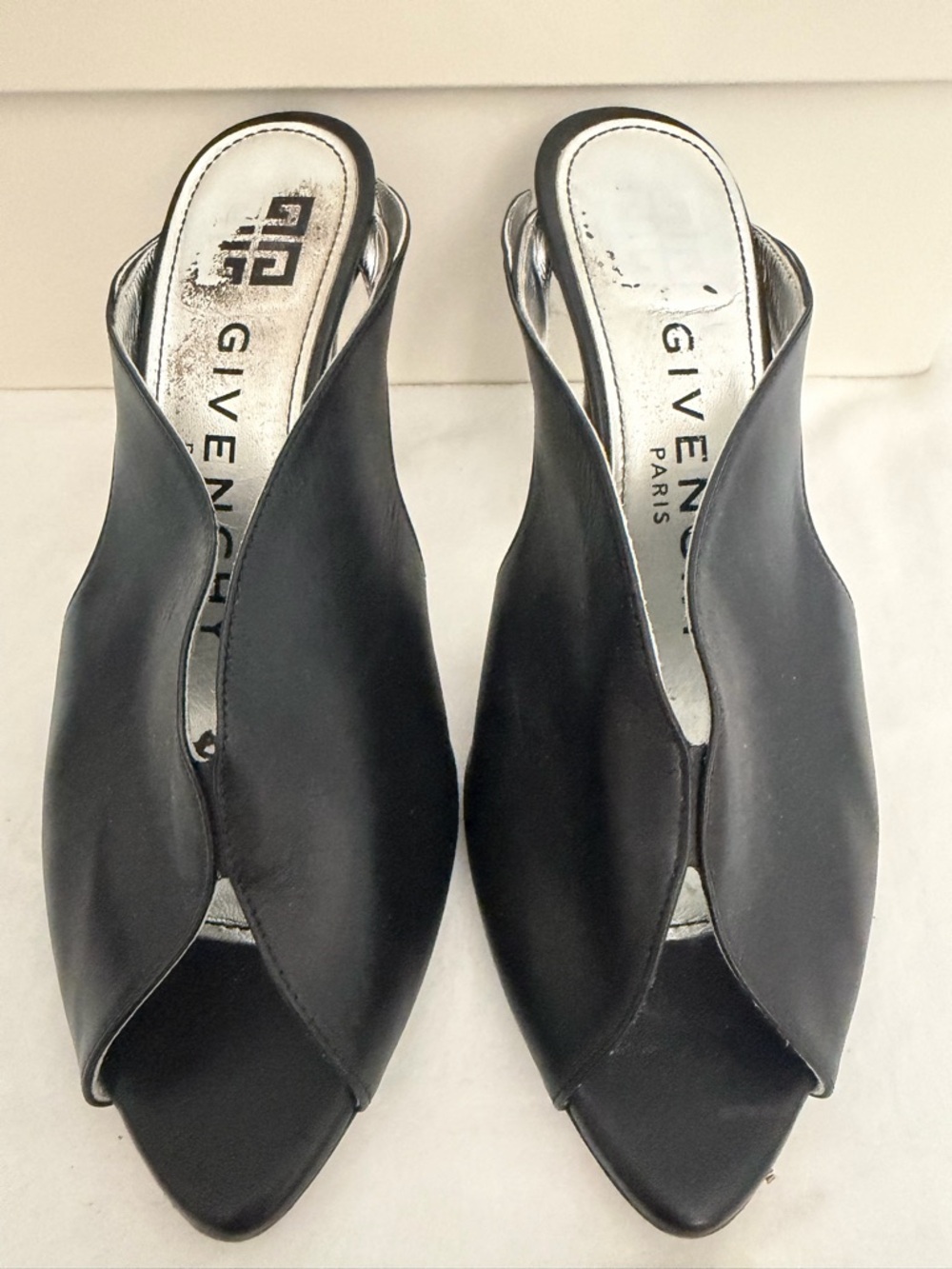 Givenchy Lookbook Heel Mules in black